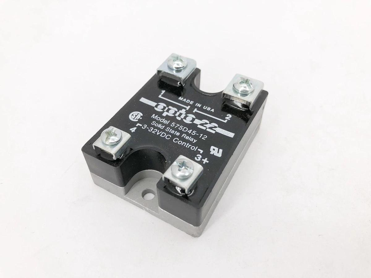 New Opto 22 575D45-12 Solid State Relay 3-32VDC Control - No Box