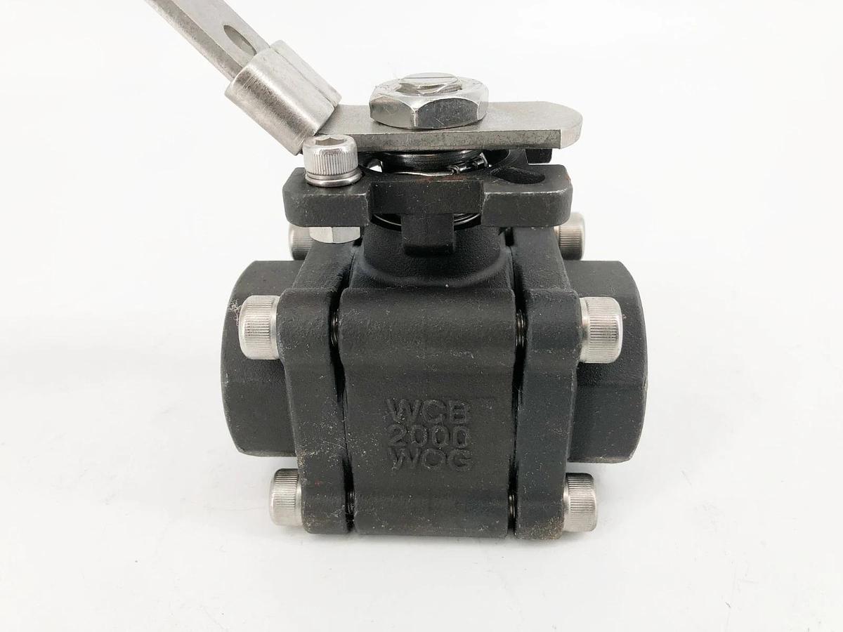 New Sesto Valves M32N-01-C60F-L Ball Valve 1" 2000WOG B16.34 - No Box