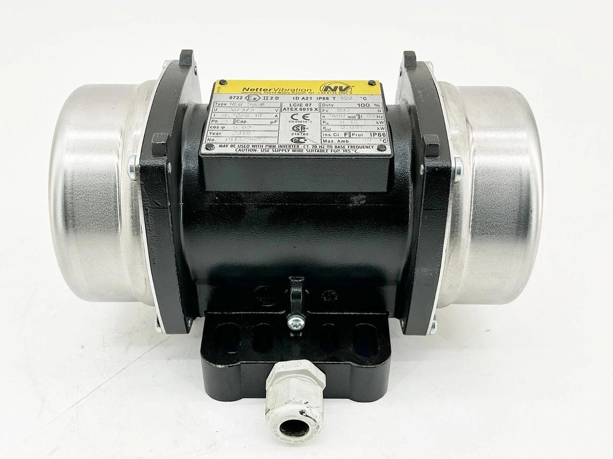 New Netter Vibration Neg-5060 Electric Vibrator 3PH 400V 3000RPM - No Box