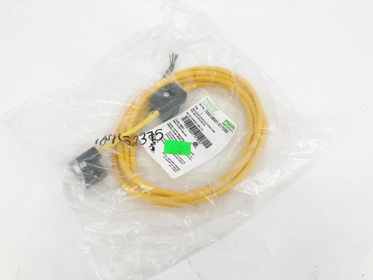 New Murr Elektronik 7000-58001-017300 Cable MSUD Double Valve Plug Form A 18mm
