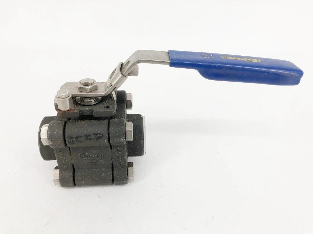 New Chicago Valve 794466RMMTE006 Carbon Steel Ball Valve 3/4" 1960psi - No Box