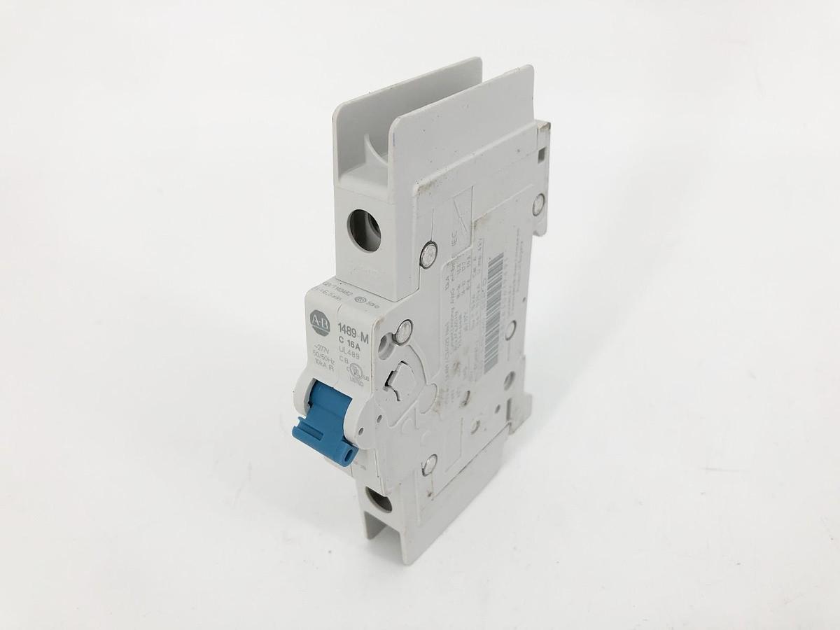 New Allen Bradley 1489-M1C160 Circuit Breaker 1P 16A 277VAC 48VDC - No Box