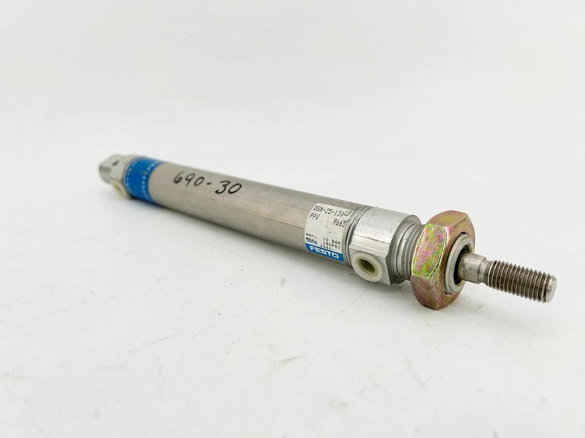 New Festo DSN-25-130-PPV Pneumatic Cylinder 10 Bar 150PSI 9665