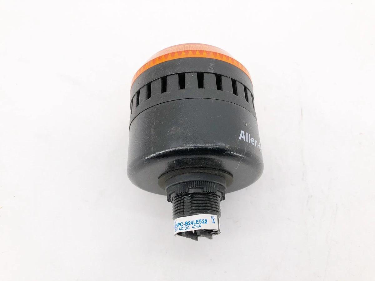 New Allen Bradley 855PC-B24LE522 Ser. A Panel Mount Alarm 24VAC/DC - No Box