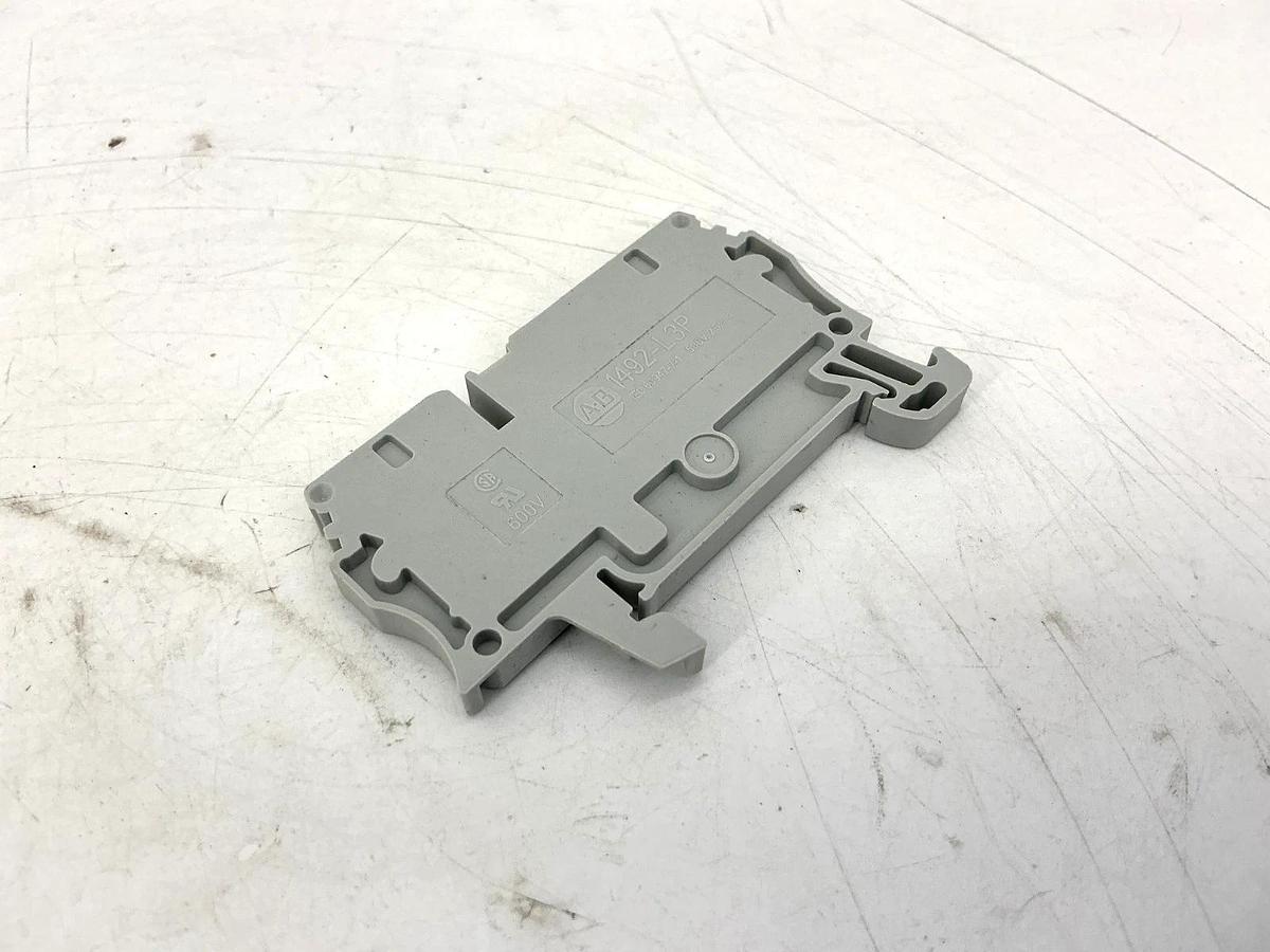 Lot of 10 New Allen Bradley 1492-L3P Terminal Block 600V 1492L3P