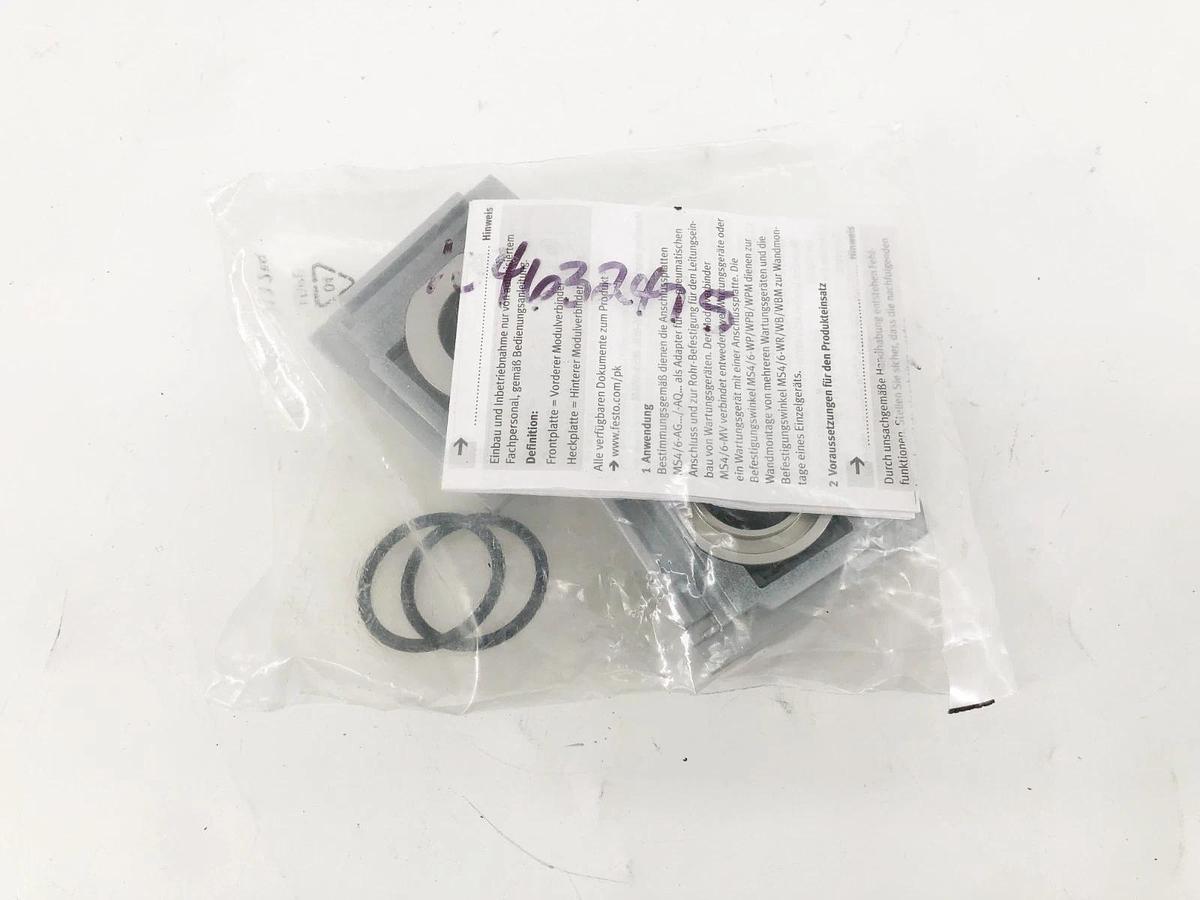 New Festo MS6N-AQS Sub-Base SET 3/4" NPT Size 6 526079