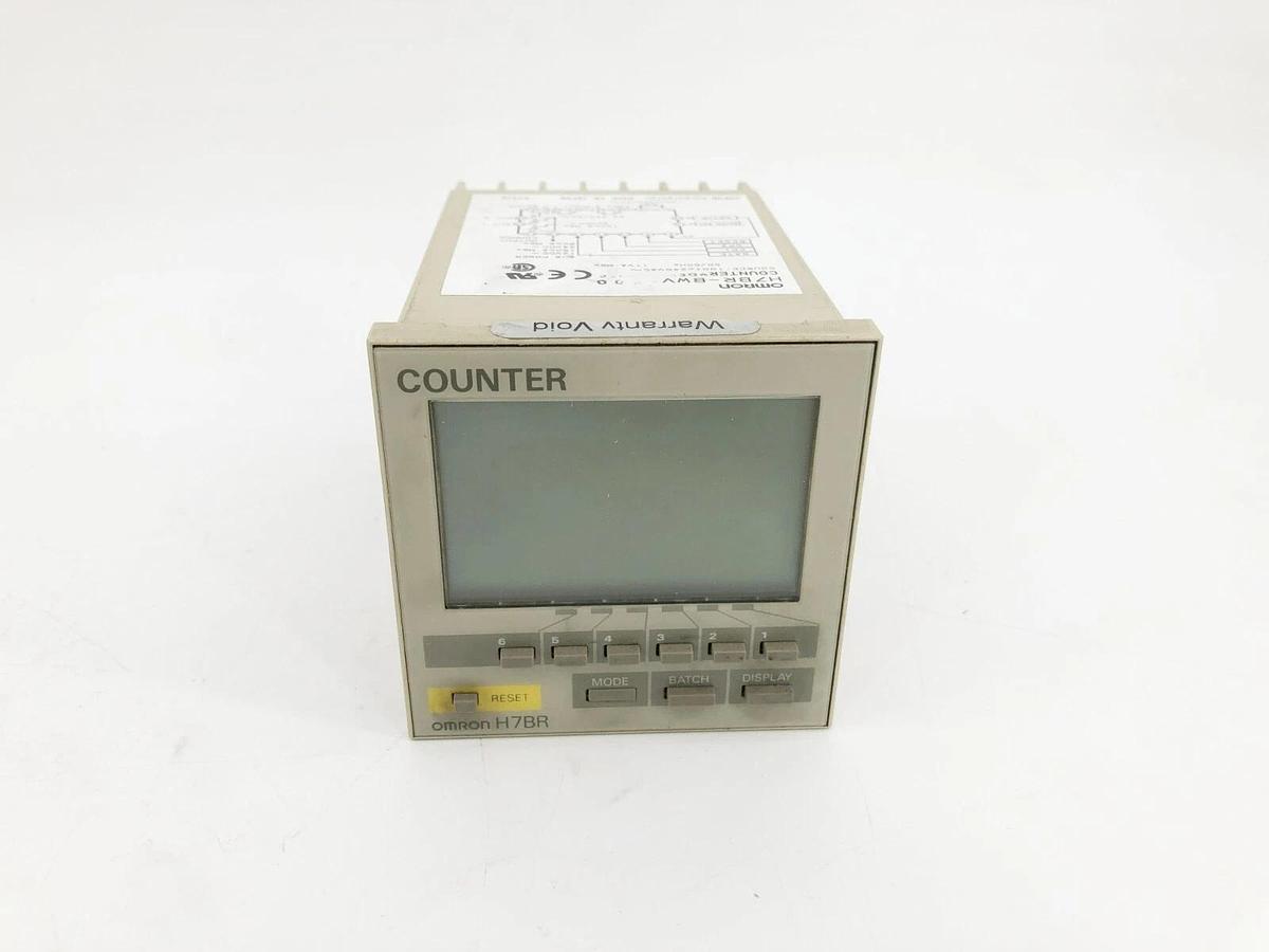 New Omron H7BR-BWV-500 Counter 2 Stage 100-240VAC 0-999999