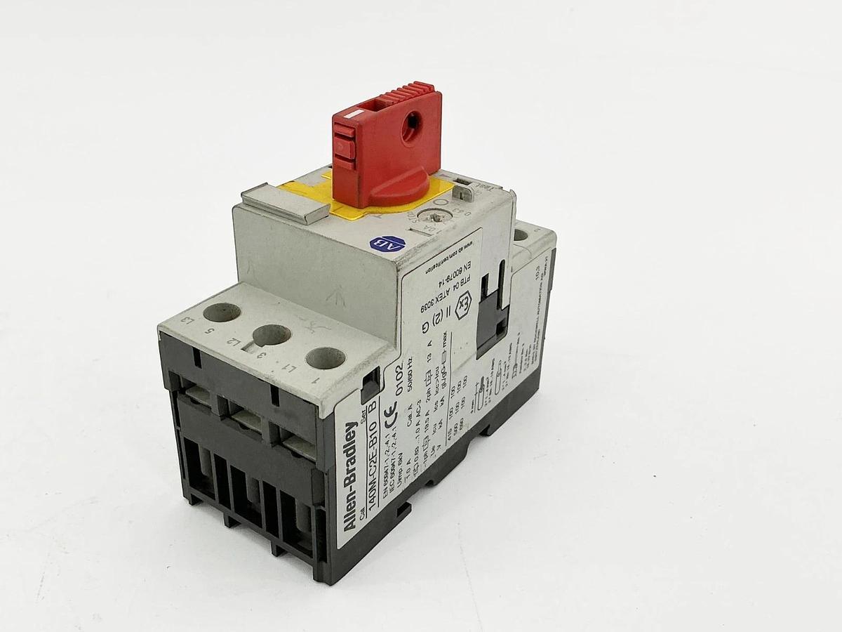 New Allen Bradley 140M-C2E-B10 Circuit Breaker 690V 0.63-1A 2PH Ser.B- No Box