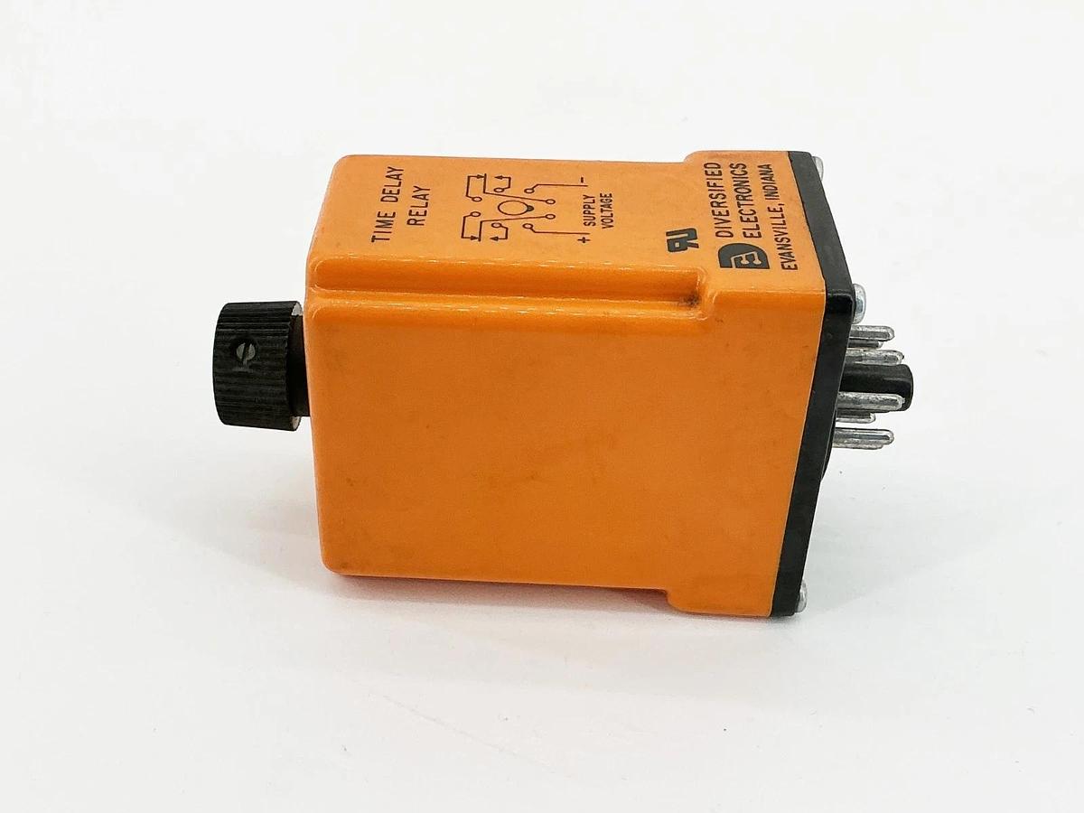 Used Diversified Electronics TDC-24-AKA-010 Time Delay Operate Relay 24V 10A 211VA 0-