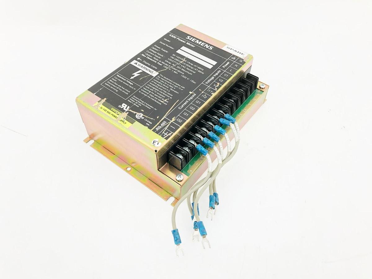 Used Siemens DC-120 4300 Power Meter 95-145VAC