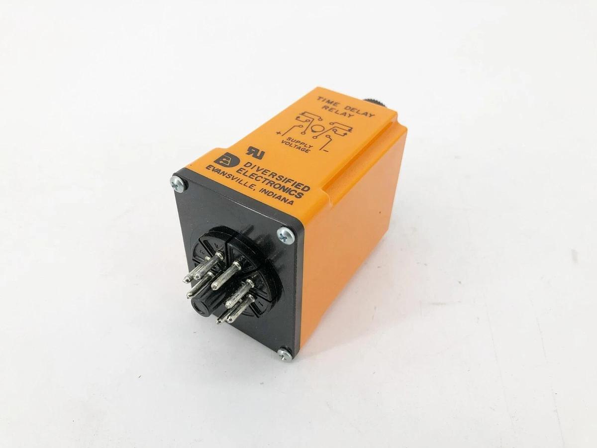 New Diversified Electronics TDF-120-AKA-600 Time Delay Relay 120VAC/DC