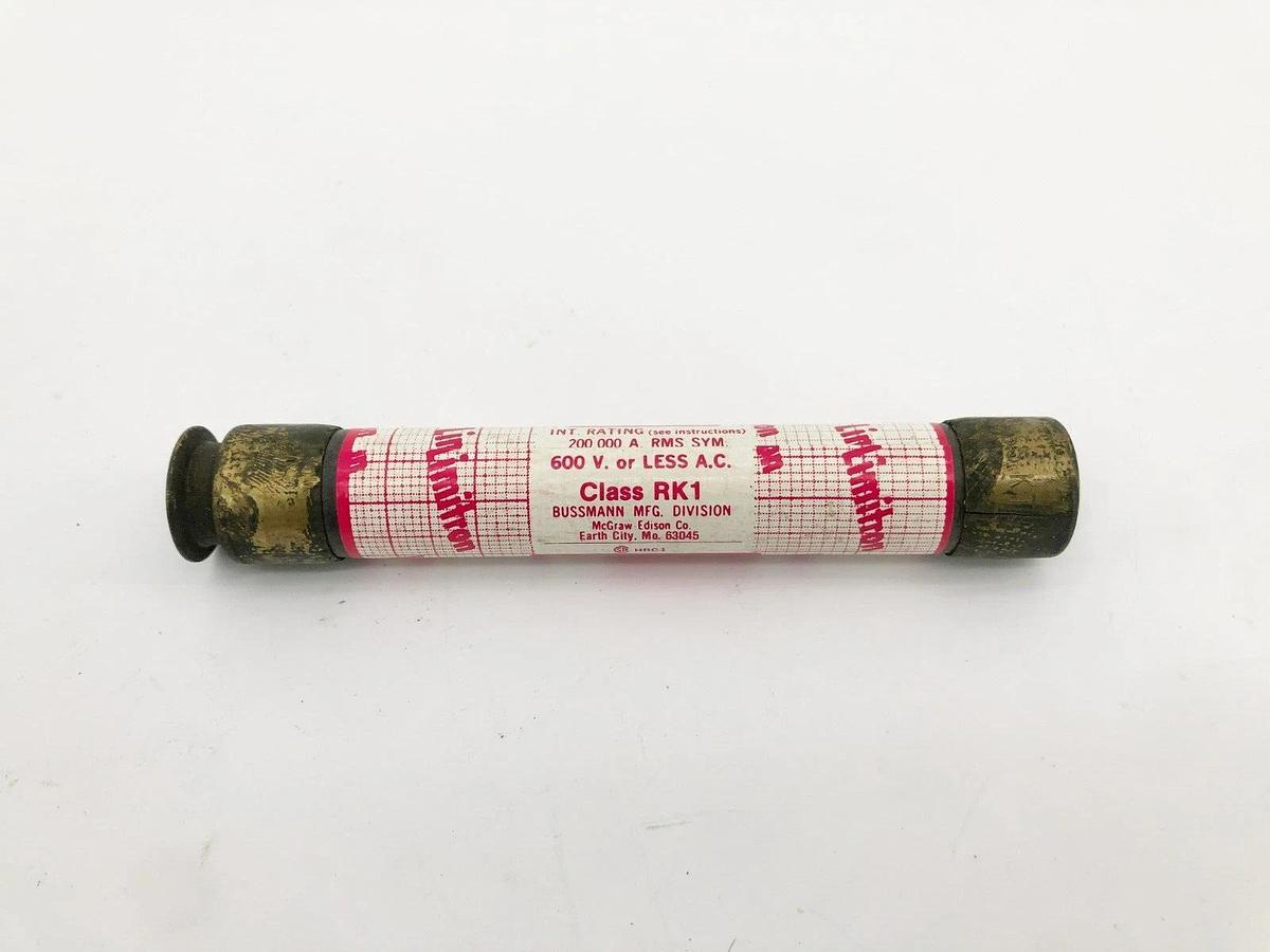 Used Lot of 3 Limitron KTS-R 20 Current Limiting Fuses 20A 600VAC Class RK1