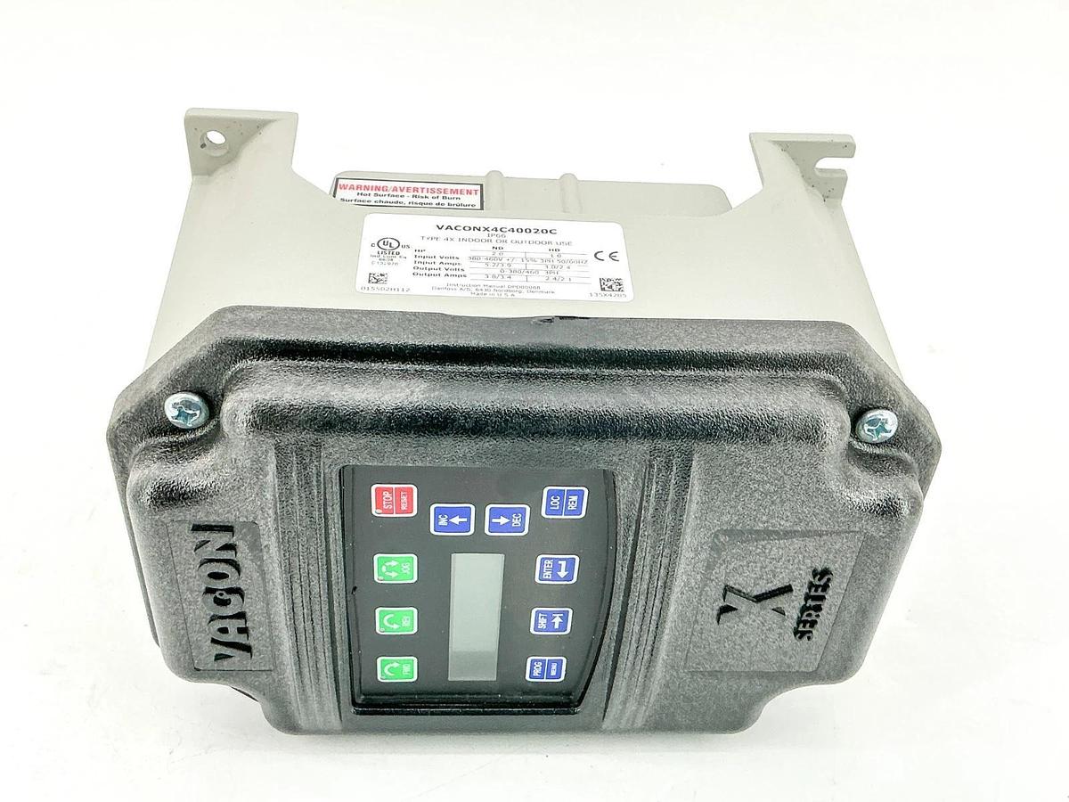 New Vacon VACONX4C40020C Variable Frequency AC Drive 3PH 460V 2.4HP