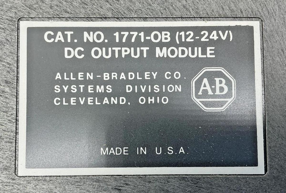 Used Allen Bradley 1771-OB DC Output Module 8-Point 12-24VDC 1771OB