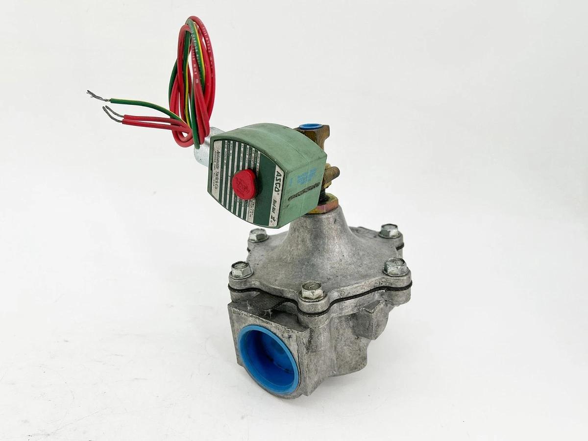 New Asco 8353G1 120V Solenoid Valve 1-1/2" Pipe Size 15-125PSI - No Box