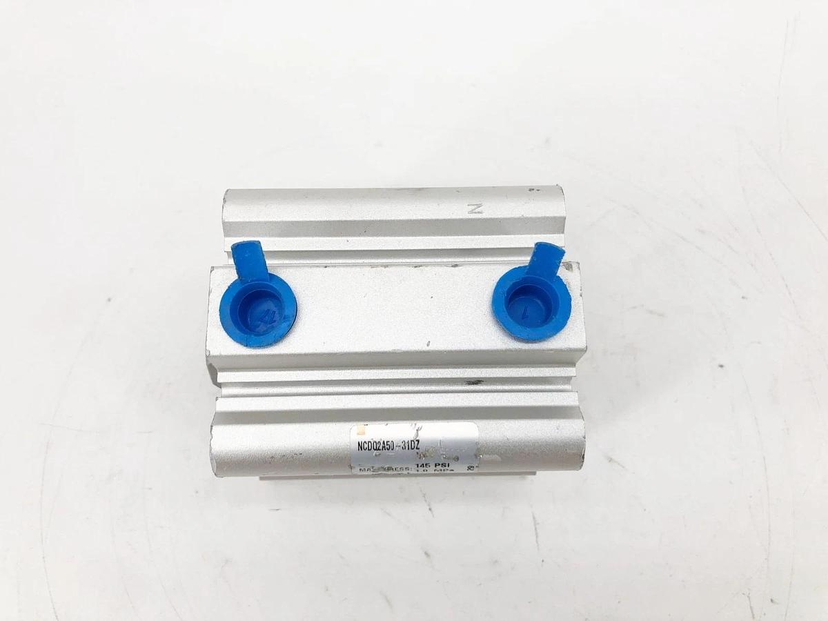 New SMC NCDQ2A50-31DZ Double Acting Compact Cylinder 145psi - No Box