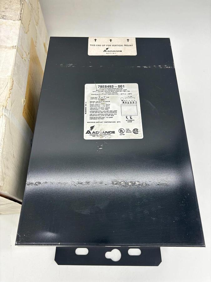 New Advance 78E8493001 Indoor Enclosed Ballast 400W HPS S51 120/208/240/277V