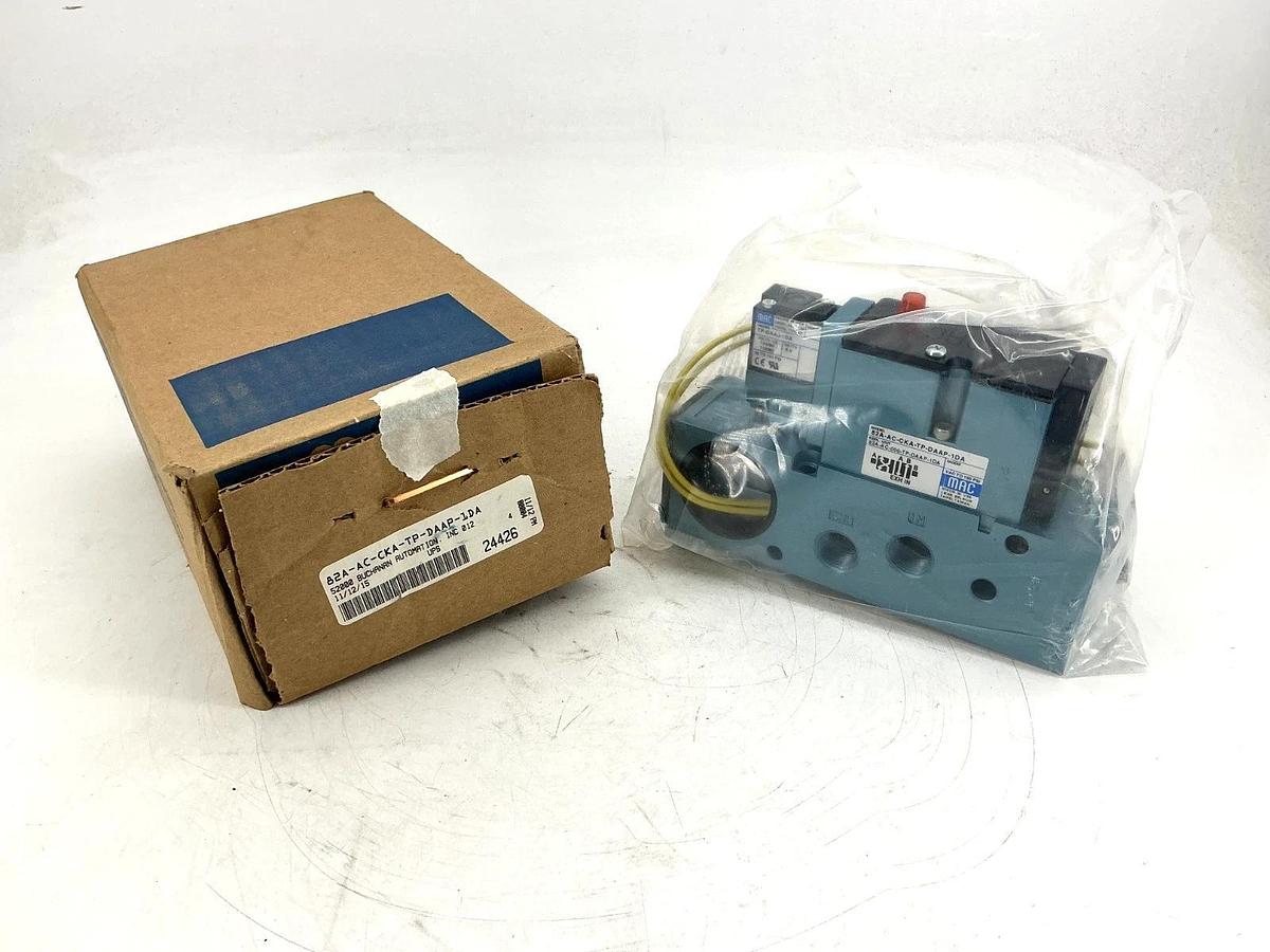 New MAC Valves 82A-AC-CKA-TP-DAAP-1DA Solenoid Valve 5.4Watts 150PSI 110/120VAC