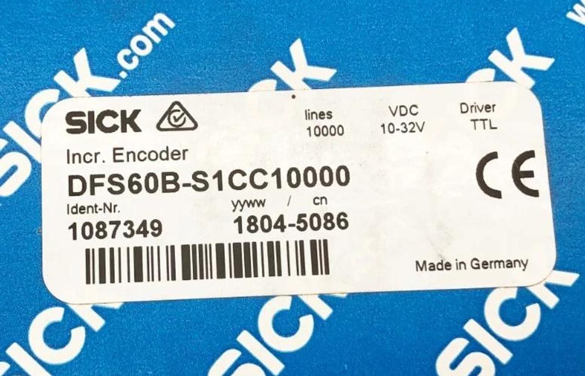 New Sick DFS60B-S1CC1000 Incremental Encoder 10-32VDC 1087349 10000PPR