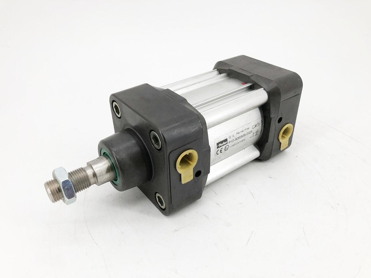 New Parker P1D-S063MS-0025 Pneumatic Cylinder 63mm Bore 25mm Stroke - No Box