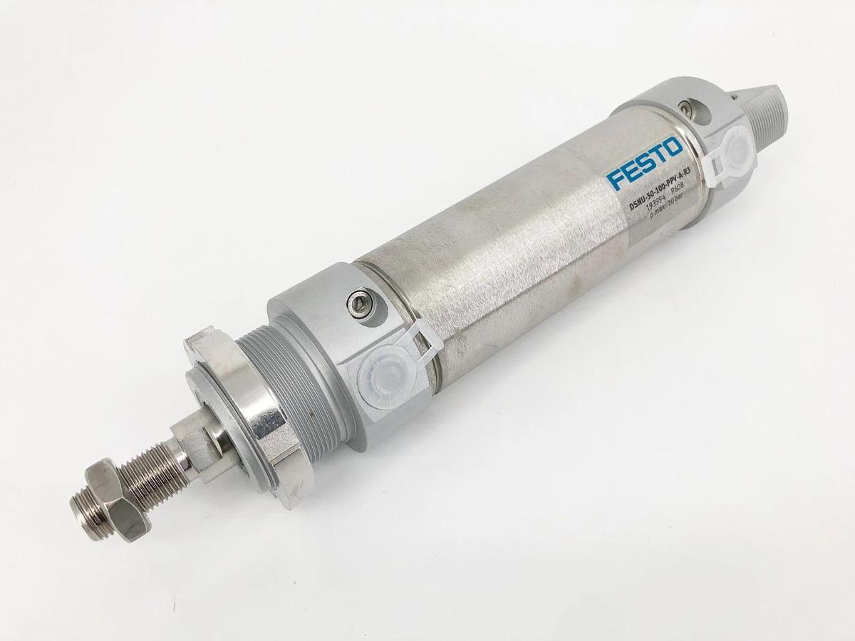 New Festo DSNU-50-100-PPV-A-R3 Cylinder 50mm Bore 100mm Stroke 193994 - No Box