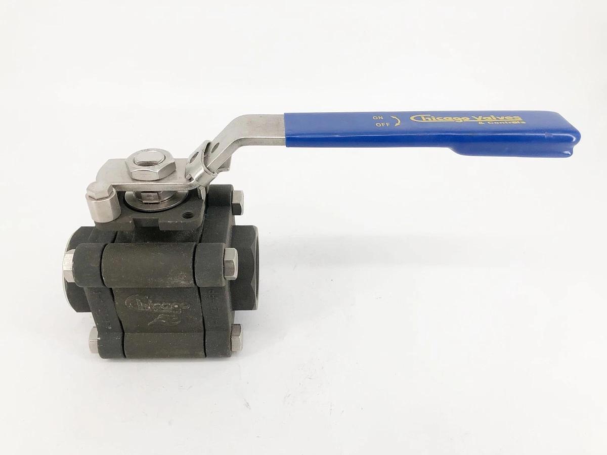 New Chicago Valves 794466RMMTE015 Ball Valve 1-1/2" WCB - No Box