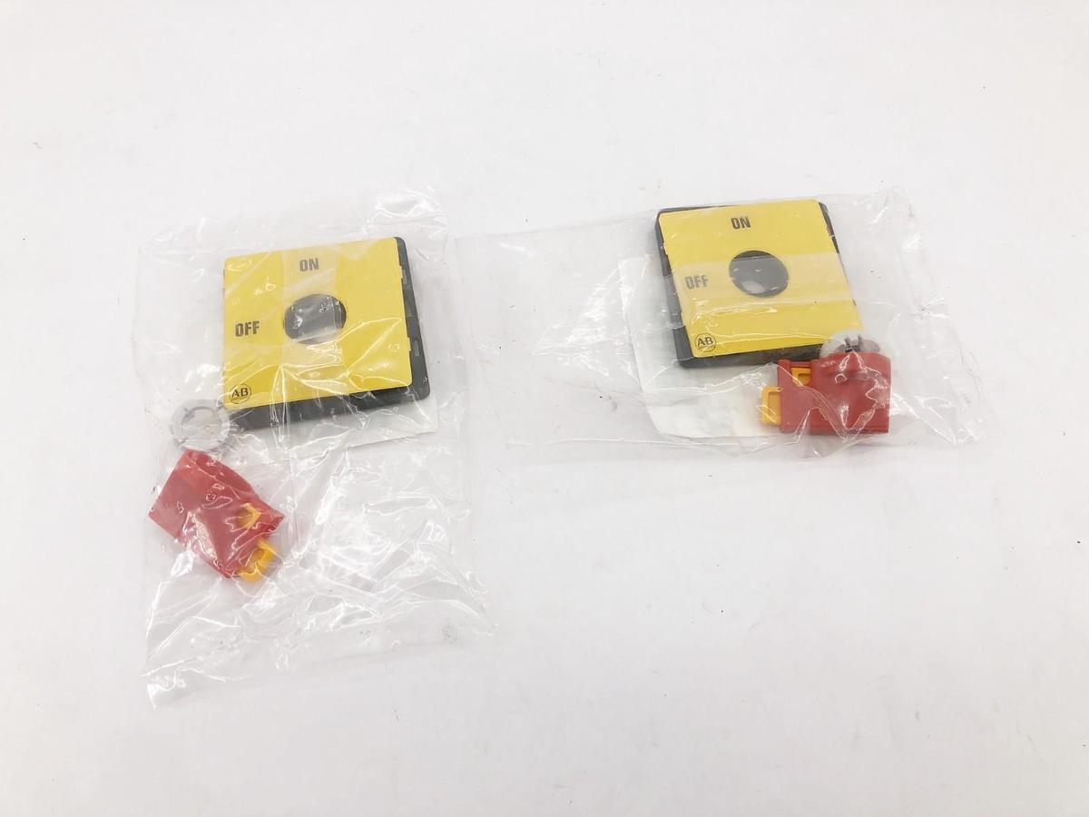 Lot of 2 New Allen Bradley 194L-HE6L-175I Ser. A Actuators 64X64 OFF-ON