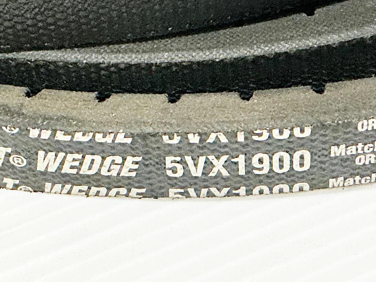 New Continental 5VX1900 Cogged Belt 190" Length 5/8" Width - No Box