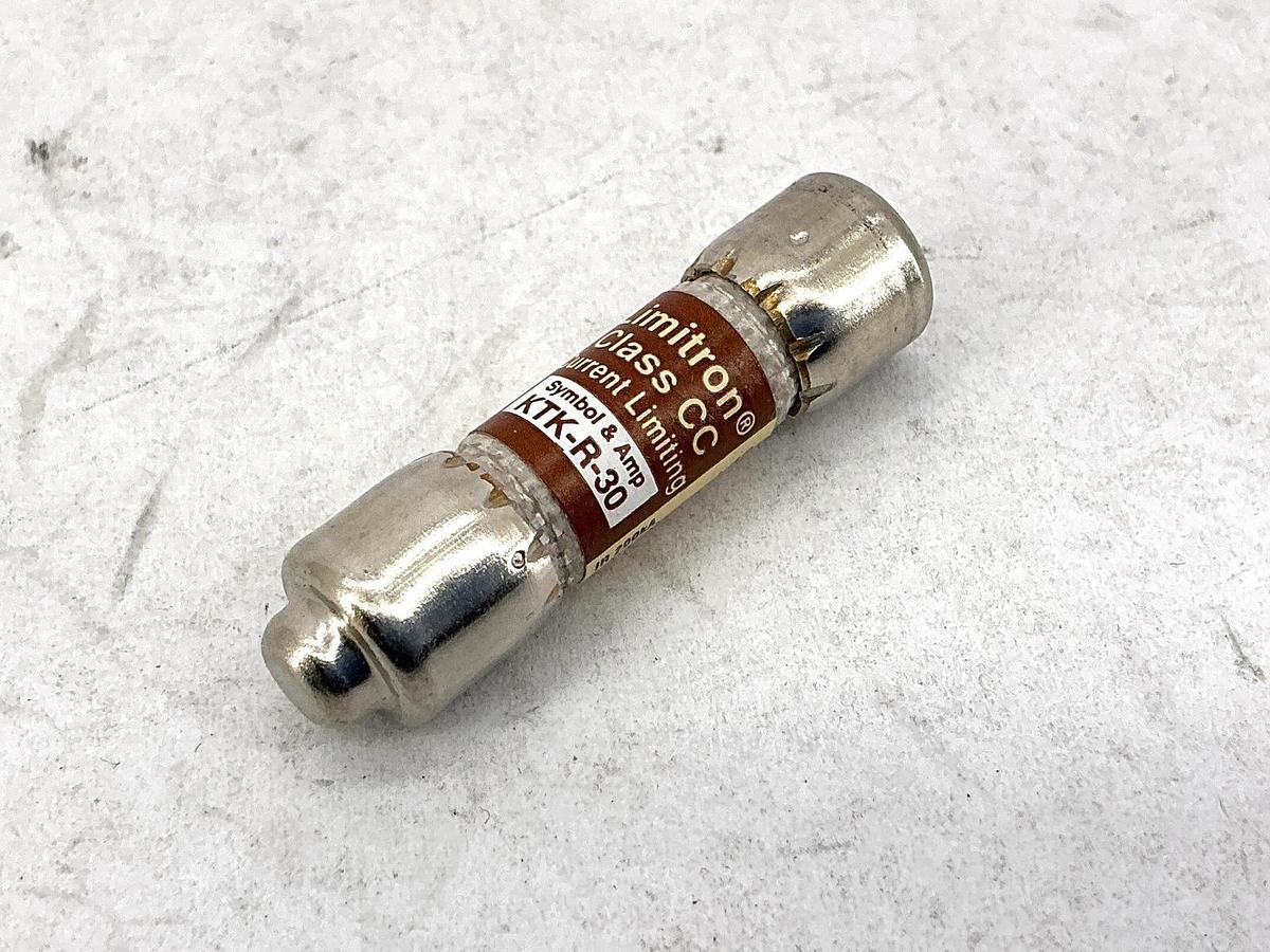 New Bussmann KTK-R-30 Limitron Current-Limiting Class CC Fuse 30A 600V Box of 10