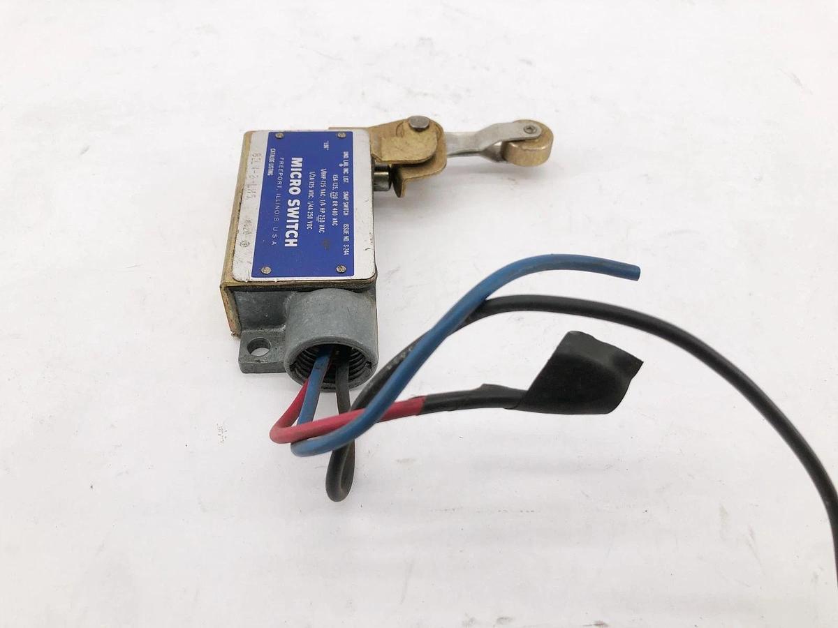 Used Honeywell Microswitch BZLN-2-LH5 Roller Limit Switch 15A 125-480VAC