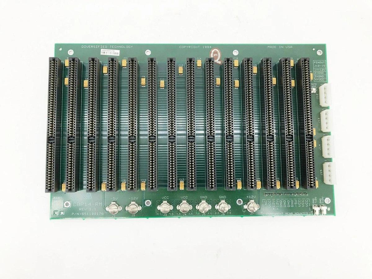 New Diversified Technology CBP14-RM Printed Circuit Board P/N 651100176 Rev. 1.1