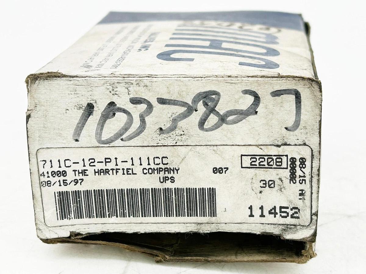 New Mac Valves 711C-12-PI-111CC Solenoid Valve 1/4" NPT 120V 6.8W 150PSI