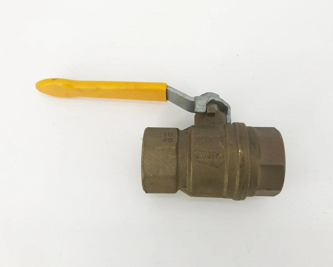 New Rubinc CW617N 600 CWP PN40 DN25 1" Brass Full Port Ball Valve