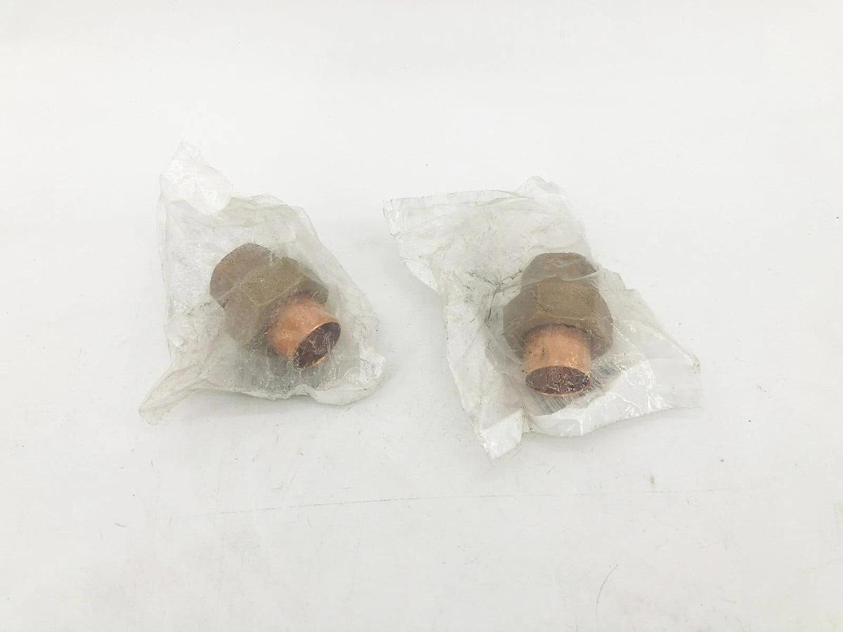 Lot of 2 New Nibco U733 Cast Copper Unions 3/4" x 3/4"