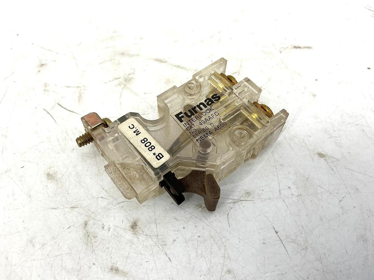 New Furnas 49AAFC Auxiliary Interlock Kit Type: NC Size: 00 Thru 3-1/2 - No Box