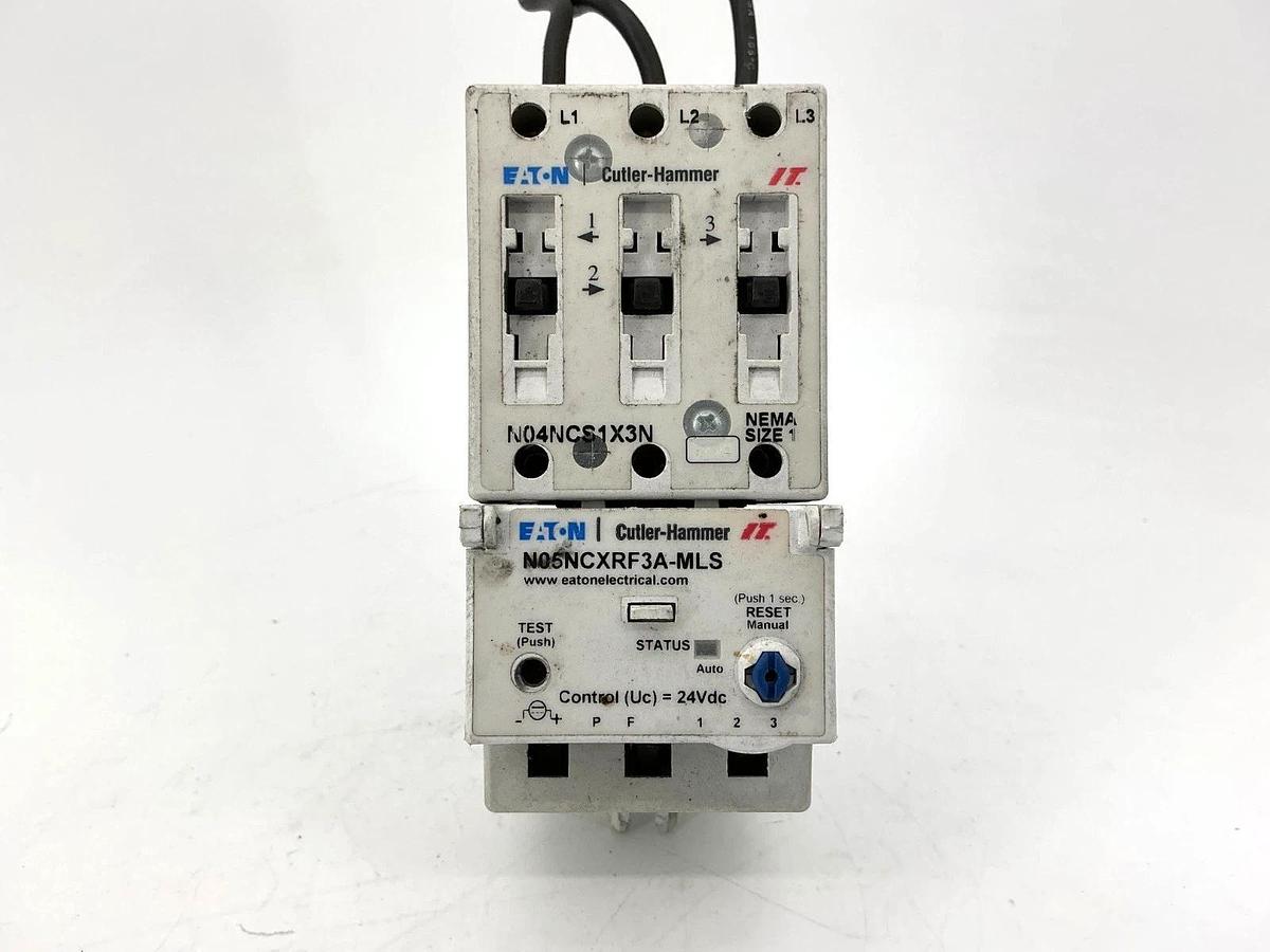 Used Eaton Cutler-Hammer N101CS1D3A-MLS Starter 3P 27A N04NCS1X3N N05NCXRF3A-MLS