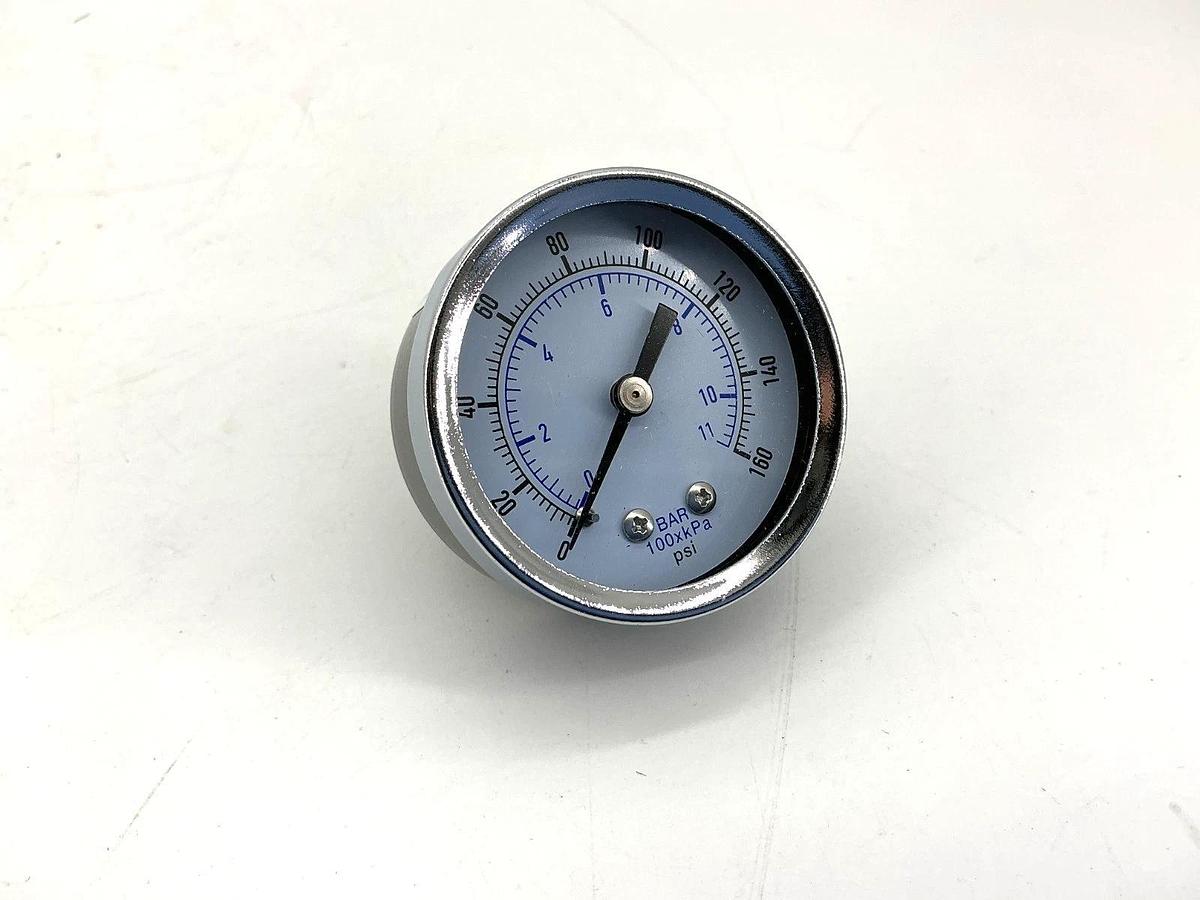 Lot of 2 New K4520N14160 Pressure Gauge 2"-1/4"NPT-CBM-160PSI/BAR KC10220160