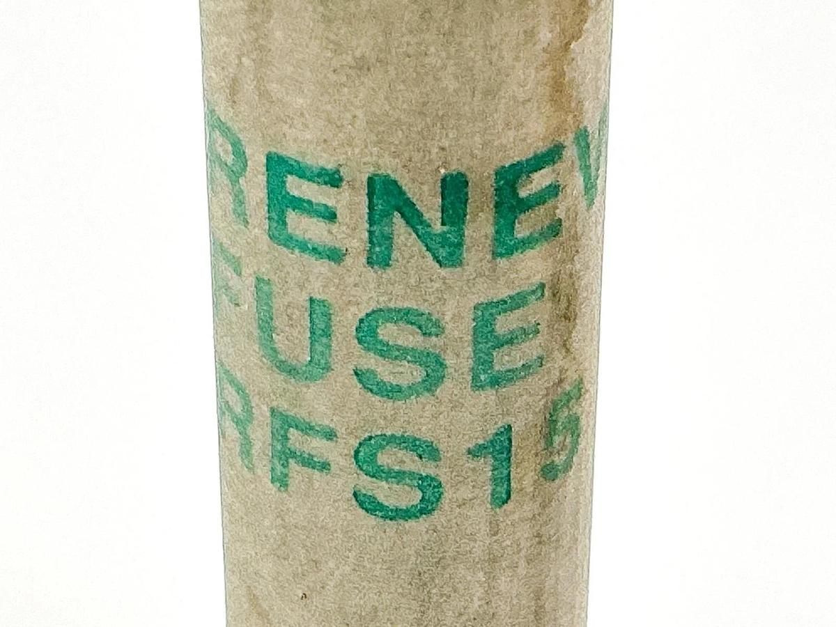 New Gould Shawmut RFS-15 Renewable Fuse 15A 600V - No Box