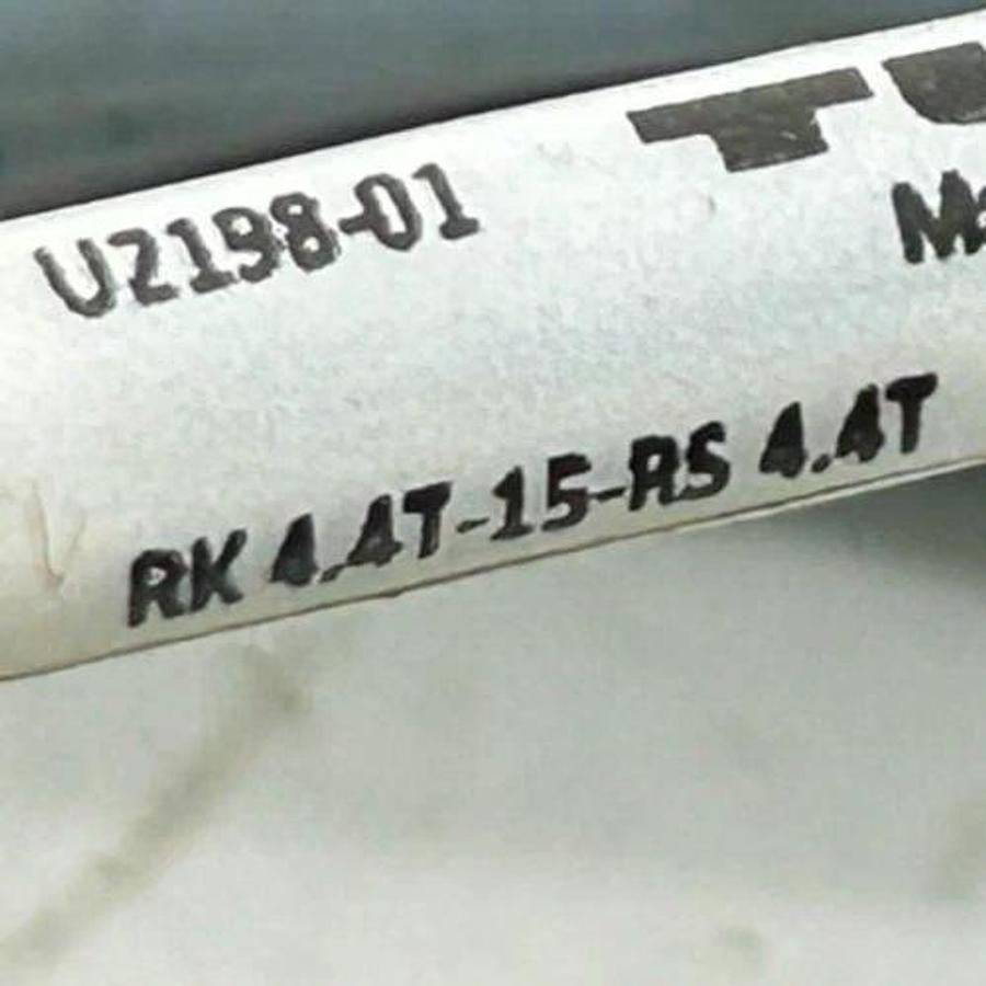 Used Turck RK 4.4T-15-RS 4.4T Cordset U2198-01