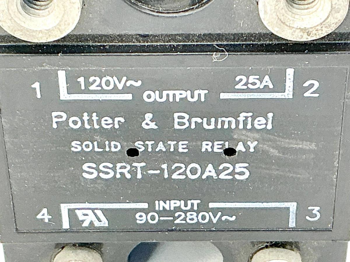 New Potter & Brumfiel SSRT-120A25 Solid State Relay 90-280V 25A - No Box
