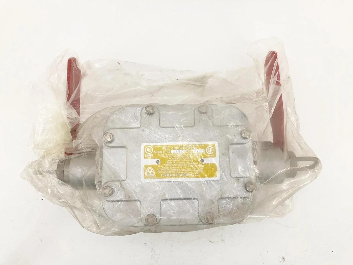 New Conveyor Components PC-D2SX Pull Cord Control SPDT 20A 125/250/480VAC