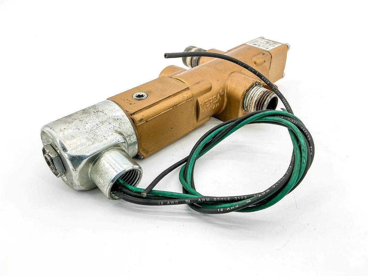 Used Versa VSG-3521-A120 Pneumatic Directional Valve 120V 40-175PSI 8.7W