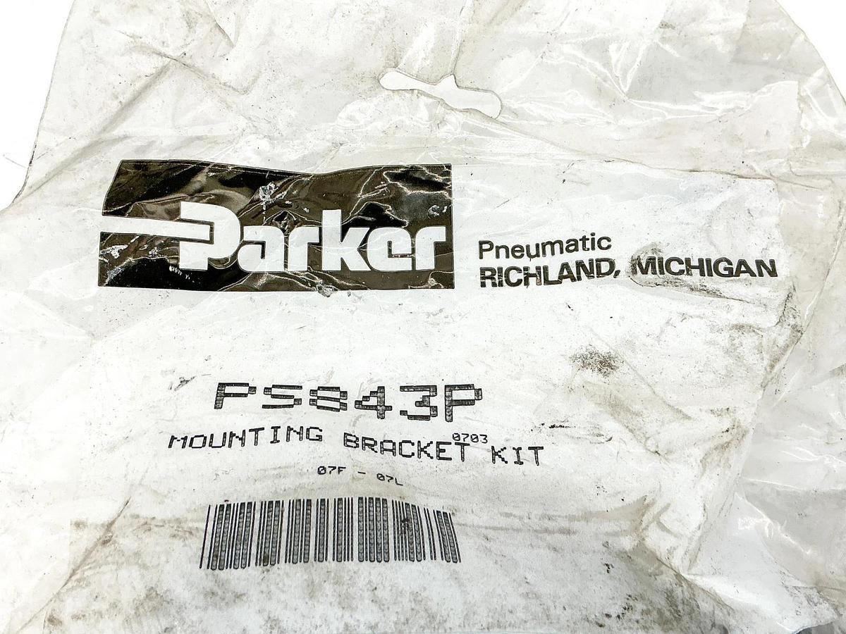 New Lot of 2 Parker PS843P Mounting Bracket Kit 07F-07L