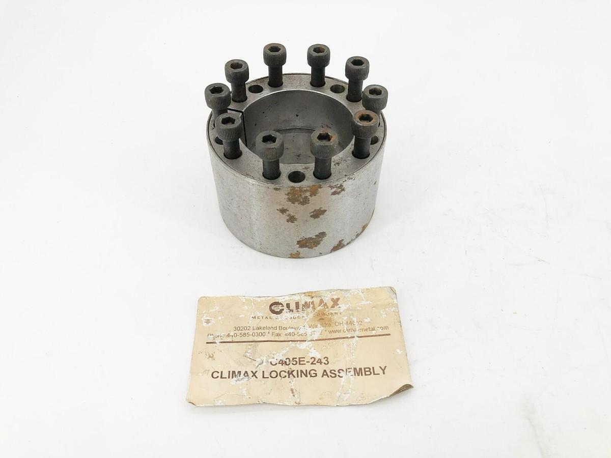 Used Climax C405E-243 Keyless Bushing 2.4375" Bore 3.7402" OD