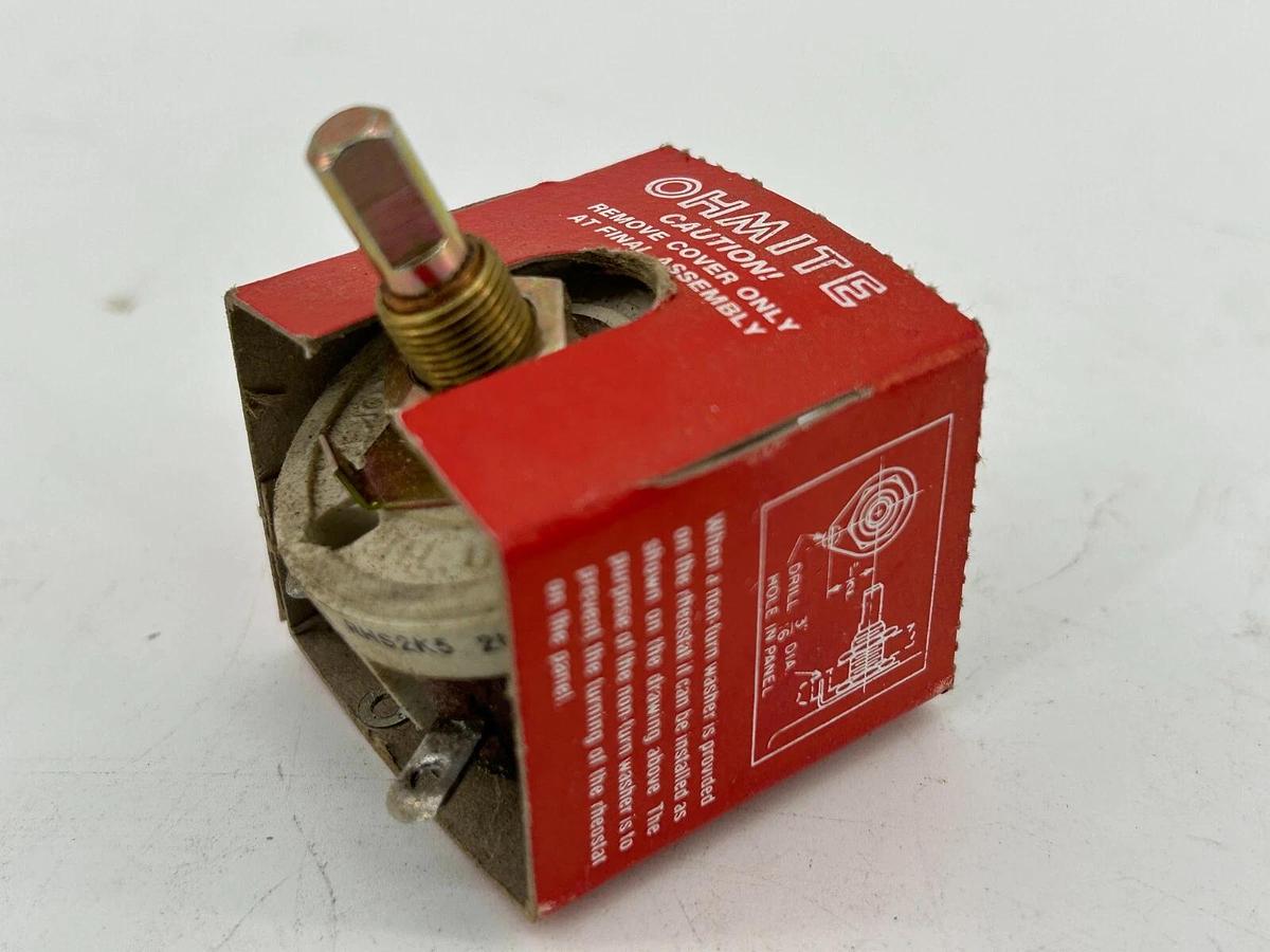 New Ohmite RHS2K5 Rheostat Wirewound Resistor 25W 2.5k Ohms 10% Tolerance