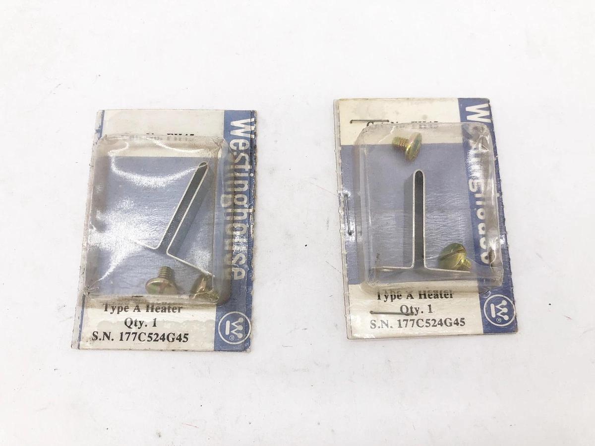 Lot of 2 New Westinghouse FH45 Overload Heater Elements
