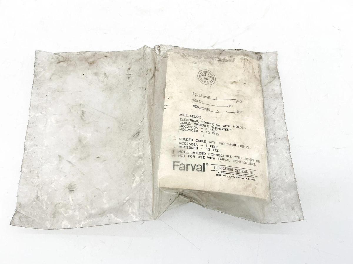 New Farval MCSA2503 Electrical Connector for Cycle Switch 3P 24VDC