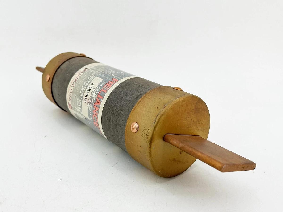 New Reliance ECSR500 Time Delay Dual Element Fuse 500A 600V Class RK5