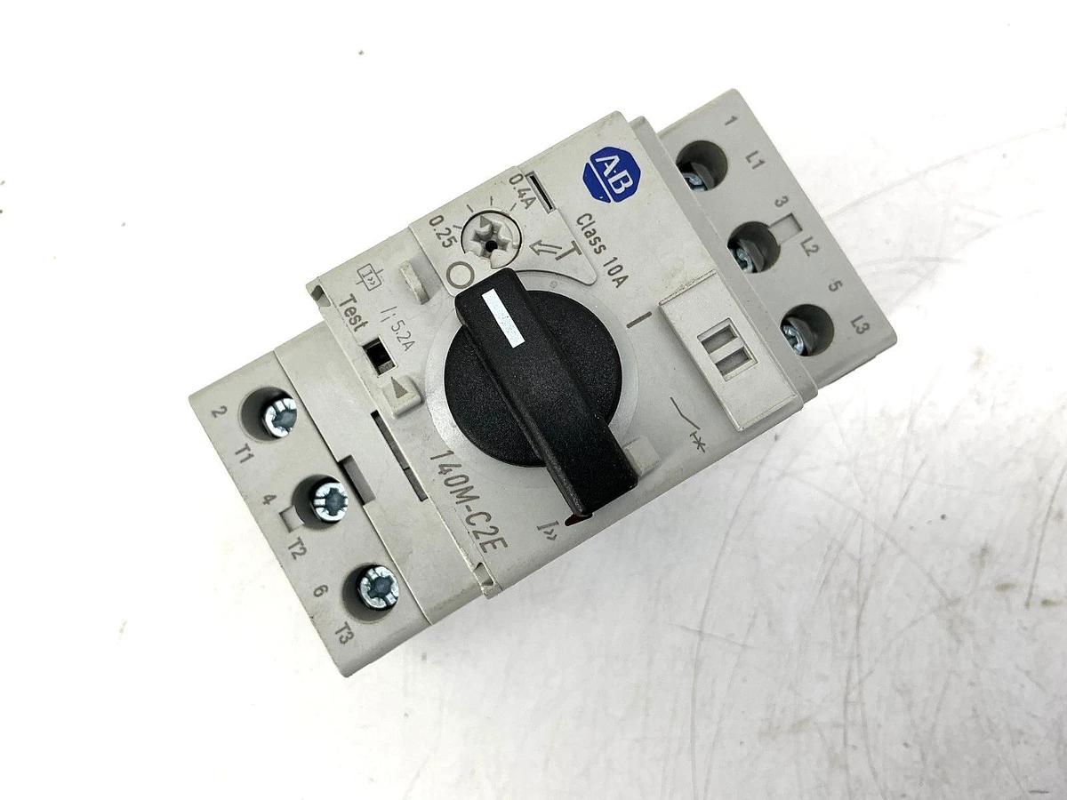 New Allen Bradley 140M-C2E-A40 Ser C Motor Protector/Circ Breaker 0.25-0.4A