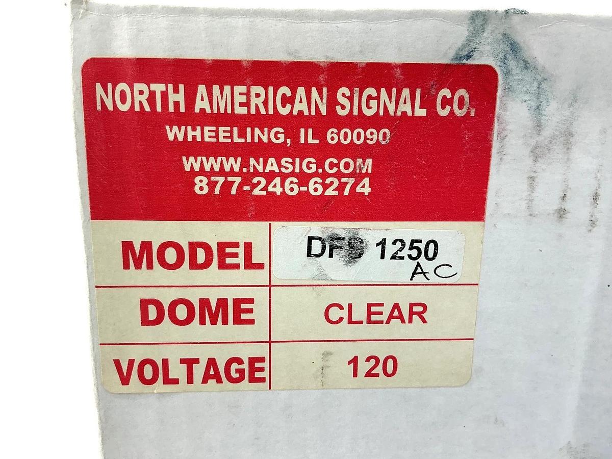 New North American Signals DFS1250-ACC Strobe Light Appliance Clear 1A 120V 60HZ